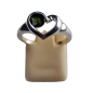 Bague tourmaline verte Cœur argent 925 Taille 52