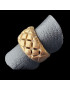 Bague Zirconium Bronze plaqué or Taille 53