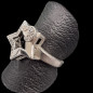 Bague Zirconium Etoile Acier inox Taille 54