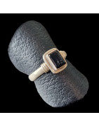 Bague Onyx Argent 925 Taille 55