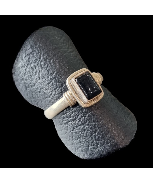 Bague Onyx Argent 925 Taille 55