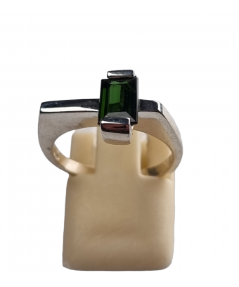 Bague tourmaline verte Argent 925