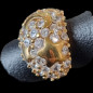 Bague Zirconium Bronze plaqué or