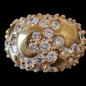 Bague Zirconium Bronze plaqué or