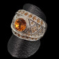 Bague Zirconium Métal rhodié Taille 60