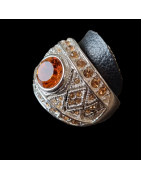 Bague Zirconium Métal rhodié Taille 60