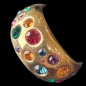 Bague Zirconium Bronze plaqué or Taille 55