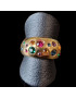 Bague Zirconium Bronze plaqué or Taille 55