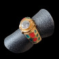Bague Zirconium Bronze plaqué or Taille 59