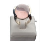 Bague Quartz rose argent 925 Taille 52