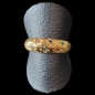 Bague Zirconium Bronze plaqué or Taille 56