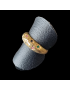 Bague Zirconium Bronze plaqué or Taille 56