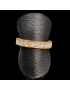 Anneau Zirconium Bronze plaqué or Taille 57