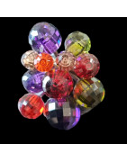 Bague Zirconium multicolore Argent 925 Taille 58