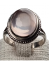Bague Quartz rose argent 925 Taille 58