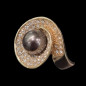 Bague Perle & Swarovski Plaqué or