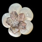 Bague Nacre Fleur Argent 925 Taille 59