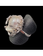 Bague Perle Argent 925 Taille 57