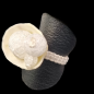 Bague Cristal de roche et coquillage Taille 51