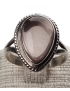 Bague Quartz rose argent 925 Taille 56