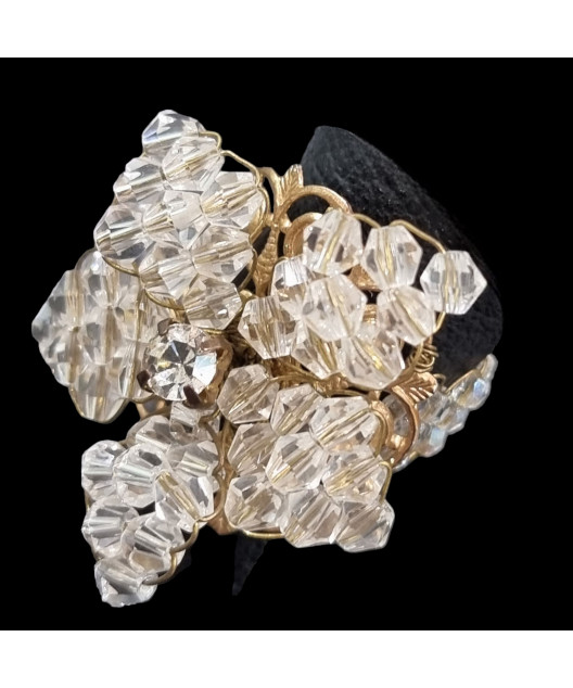 Bague Swarovski Laiton Taille 58+