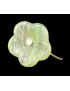 Bague Bakélite Fantaisie Fleur vert clair Laiton Taille 55