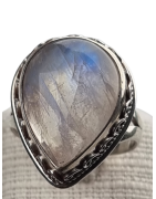 Bague Pierre de lune argent 925 Taille 58