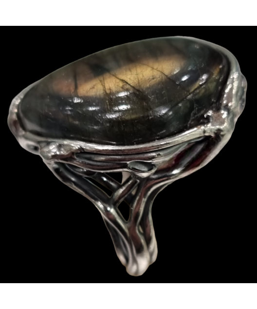 Bague Labradorite argent 925 Taille 54+