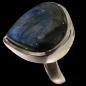 Bague Labradorite argent 925 Taille 54