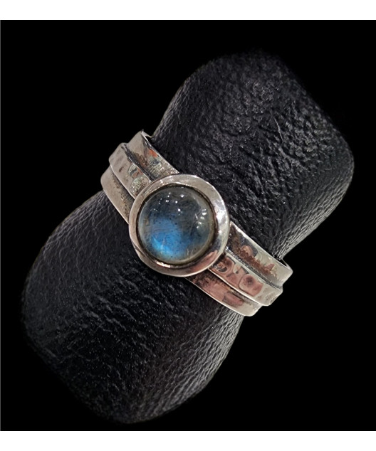 Bague Labradorite argent 925 Taille 57