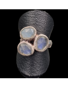 Bague Labradorite argent 925 Taille 60