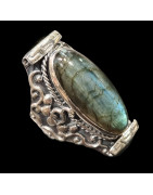 Bague Labradorite argent 925 Taille 59