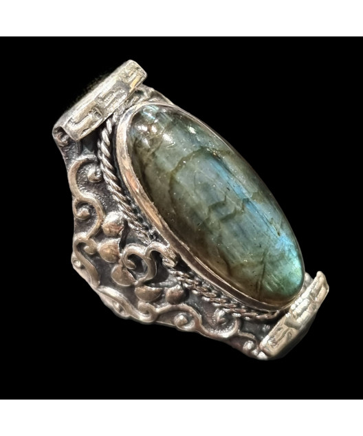 Bague Labradorite argent 925 Taille 59