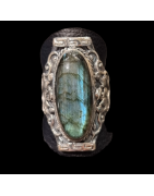 Bague Labradorite argent 925 Taille 59