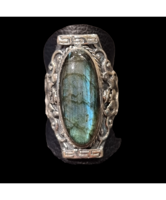 Bague Labradorite argent 925 Taille 59