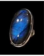 Bague Labradorite argent 925 Taille 60