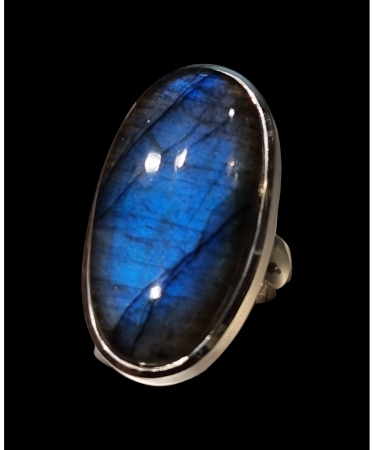 Bague Labradorite argent 925 Taille 60