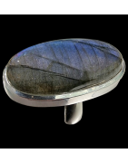 Bague Labradorite argent 925 Taille 60