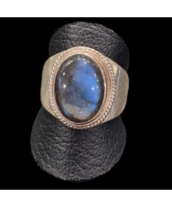 Bague Labradorite argent...