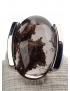 Bague Quartz Lodolite argent 925 Taille 53 (s)
