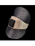 Bague Onyx Noir Argent 925 Taille 68