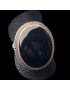 Bague Onyx Noir Argent 925 Taille 55