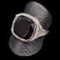 Bague Onyx noire Argent 925 Taille 64