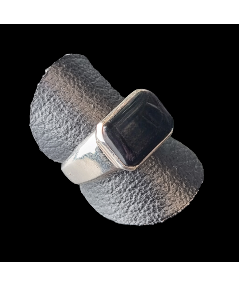 Bague Onyx Argent 925 Taille 62