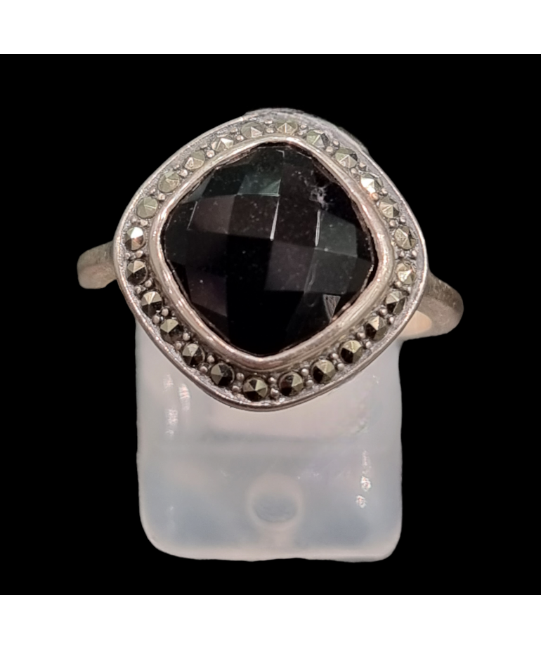 Bague Onyx Argent 925 Taille 59