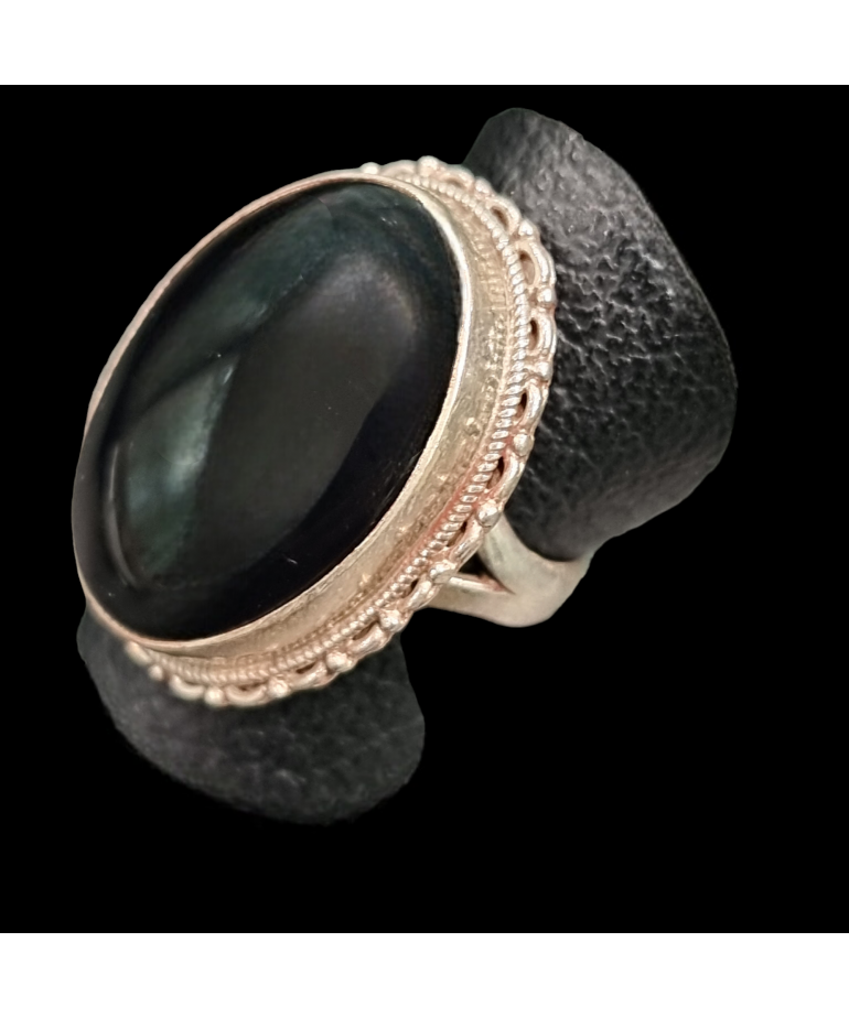 Bague Onyx Argent 925 Taille 55