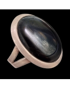 Bague Onyx Argent 925 Taille 55