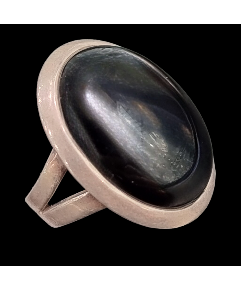 Bague Onyx Argent 925 Taille 55