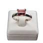 Bague Tourmaline rose argent 925 Taille 53