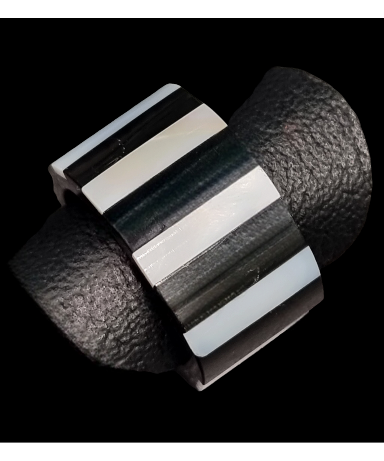 Anneau Nacre Bois Taille 68